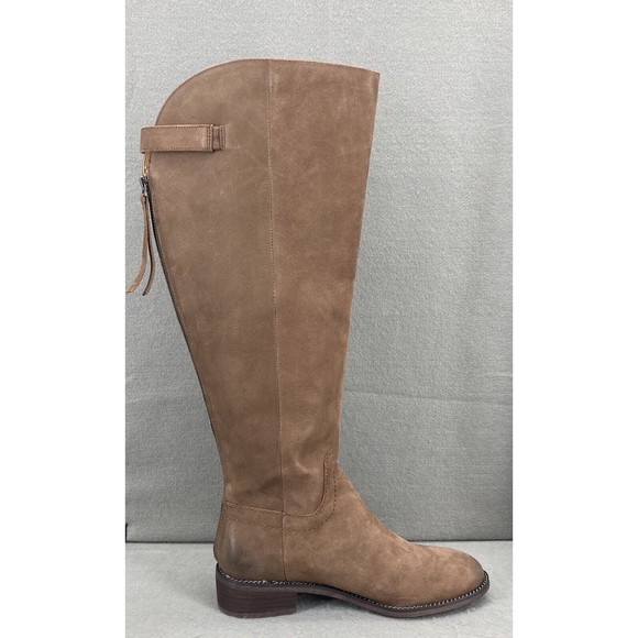 Franco Sarto Heeled Knee High Boots Women’s Size 6.5 Brown Wide Calf - Picture 6 of 10